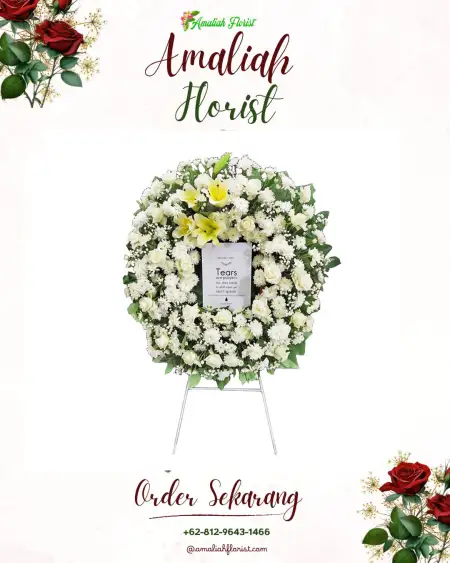 Krans Bunga Duka Batang Asam